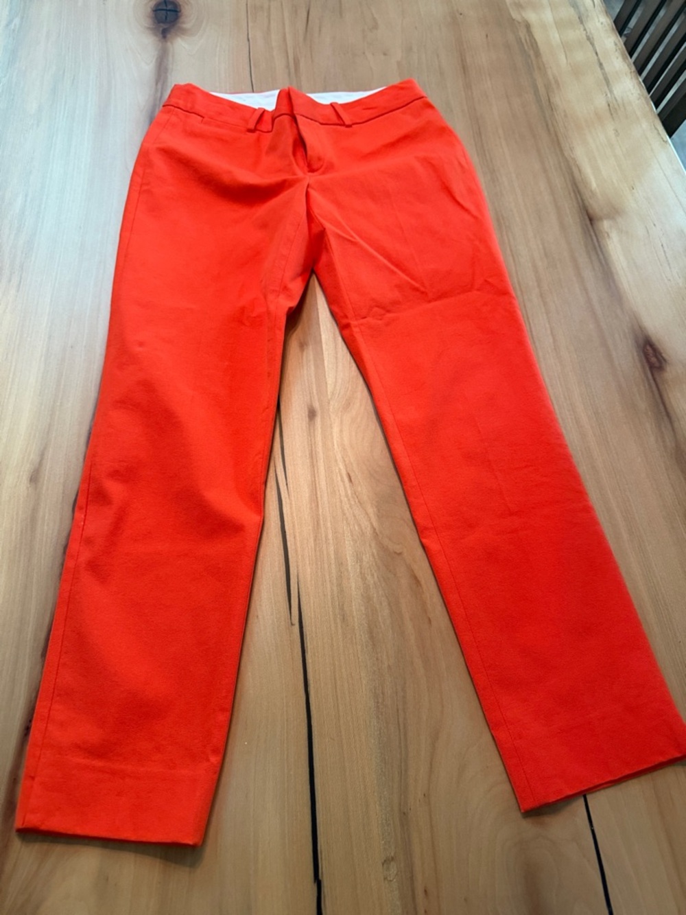crown & ivy Bright Orange Slim Pants